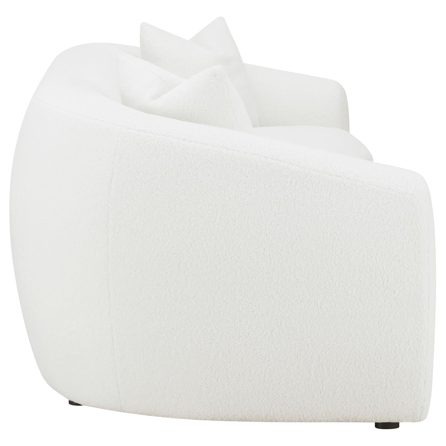 Isabella 2-Piece Upholstered Tight Back Living Room Set White - 509871-S2 - Bien Home Furniture &amp; Electronics