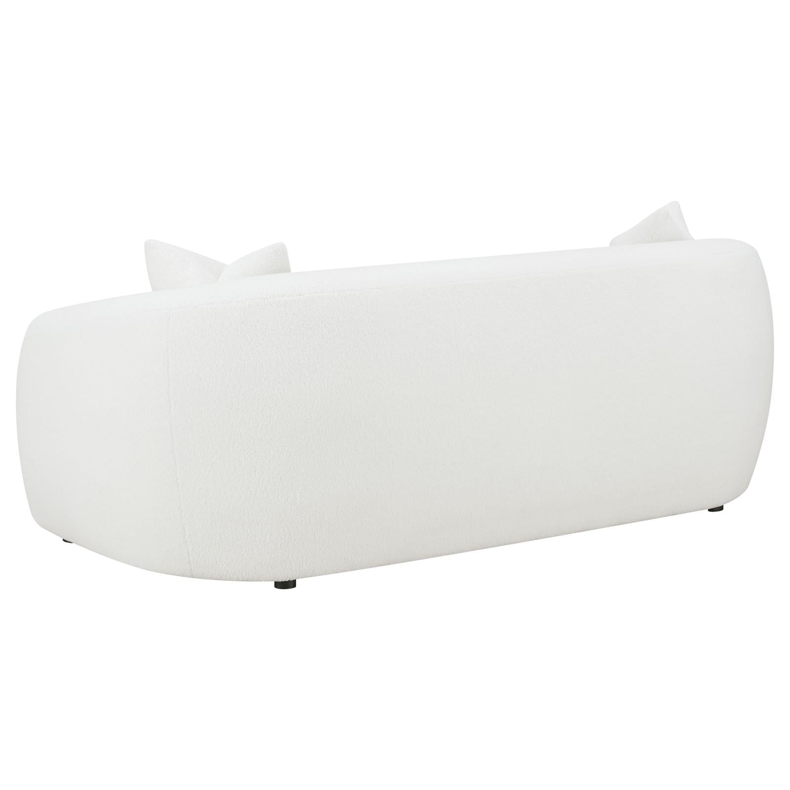 Isabella 2-Piece Upholstered Tight Back Living Room Set White - 509871-S2 - Bien Home Furniture &amp; Electronics