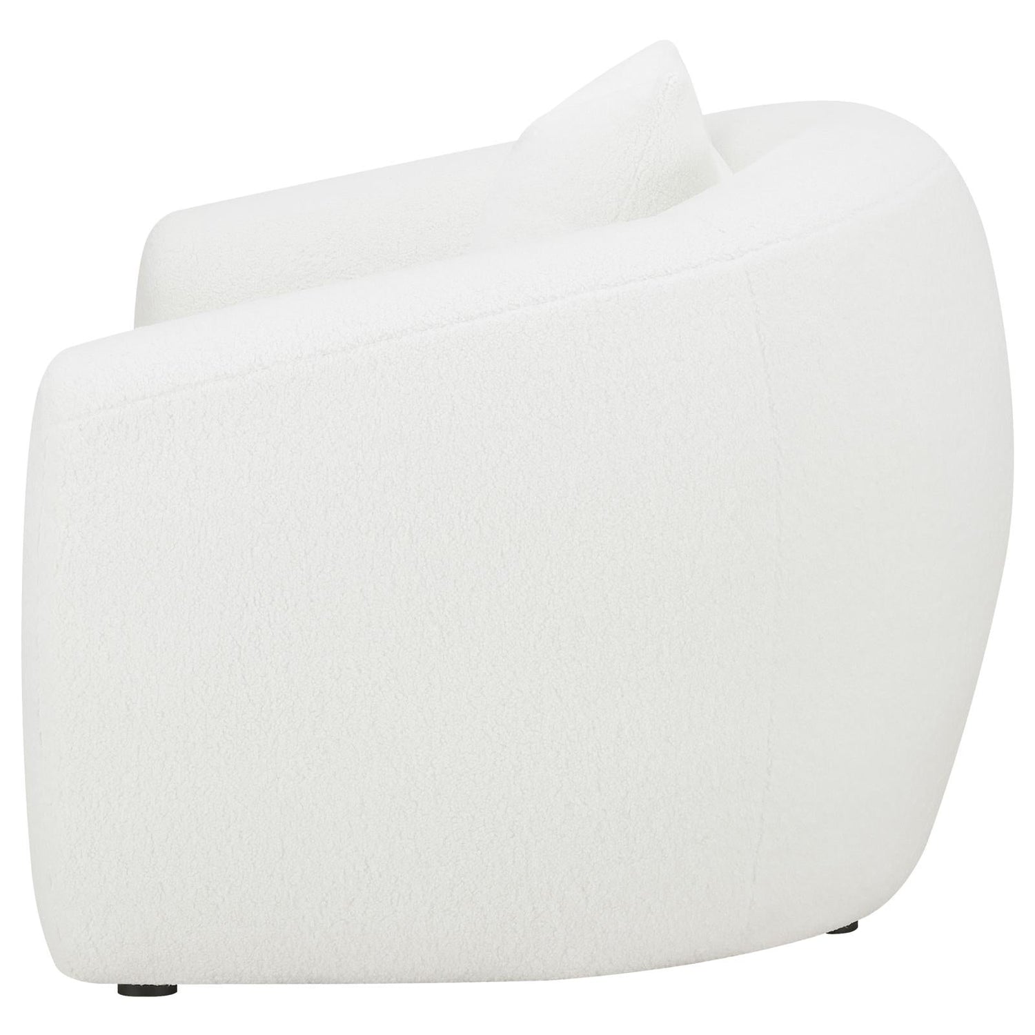 Isabella Upholstered Tight Back Chair White - 509873 - Bien Home Furniture &amp; Electronics