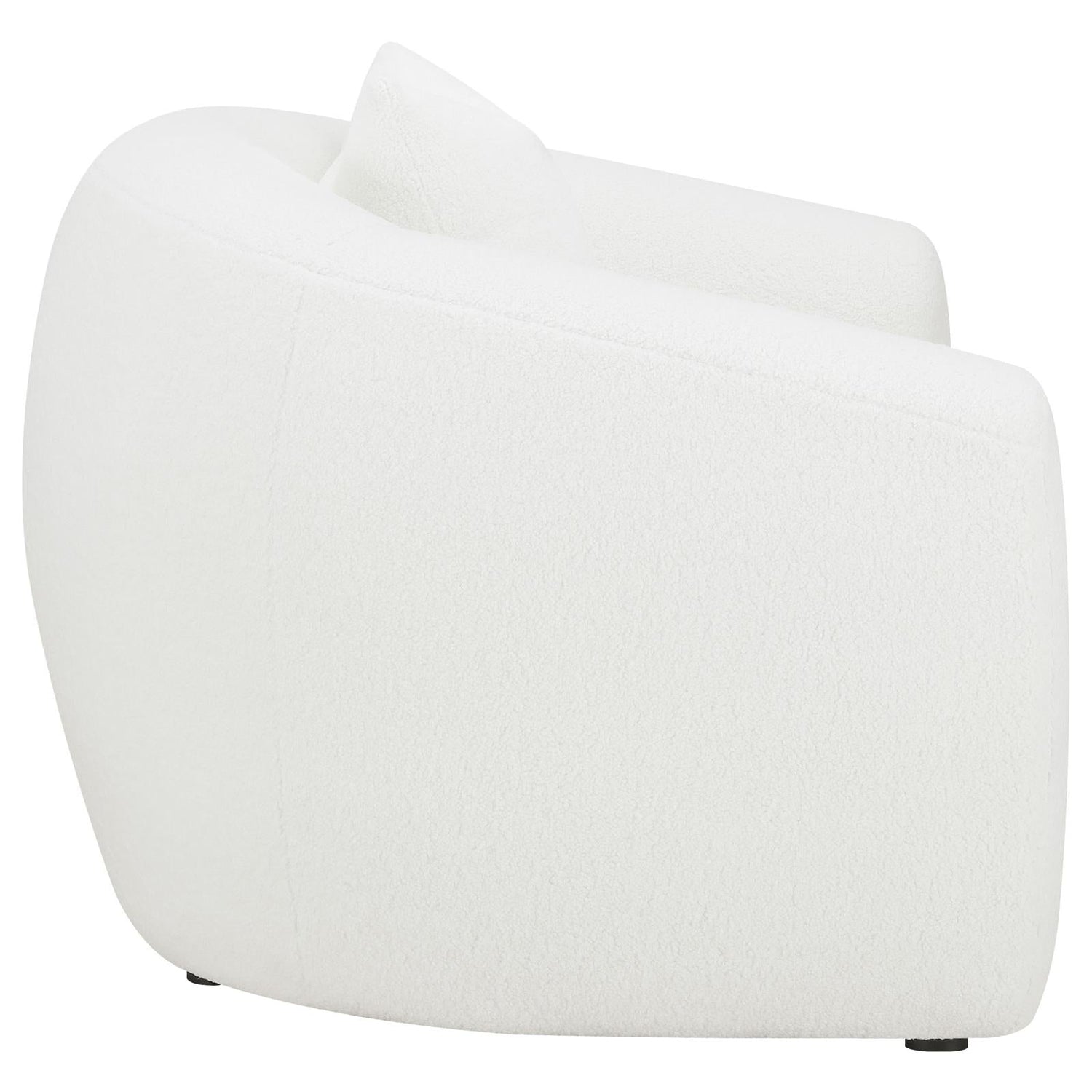 Isabella Upholstered Tight Back Chair White - 509873 - Bien Home Furniture &amp; Electronics