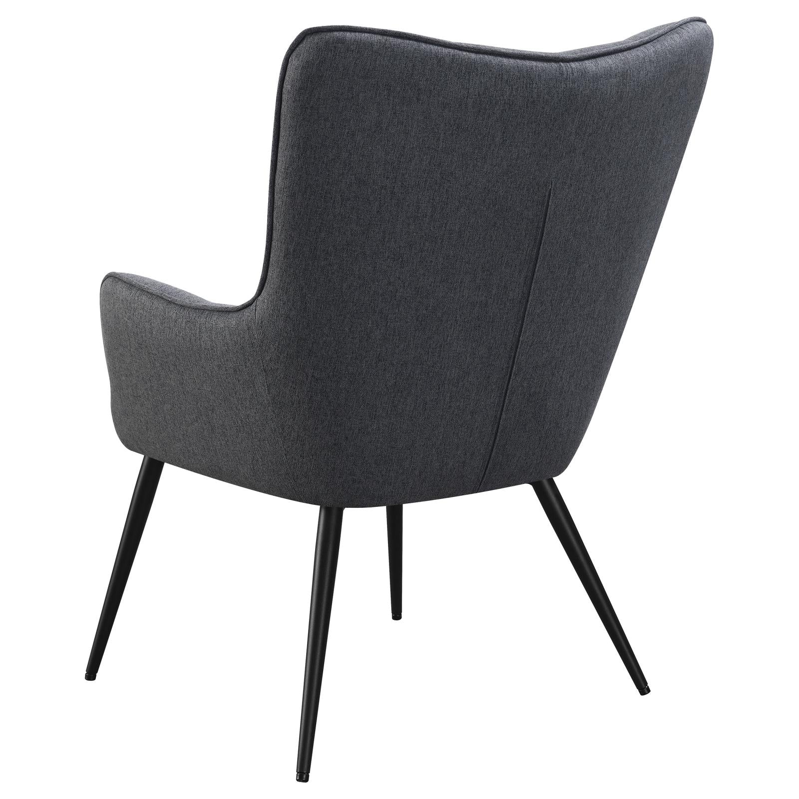 Isla Upholstered Flared Arms Accent Chair with Grid Tufted - 909466 - Bien Home Furniture &amp; Electronics