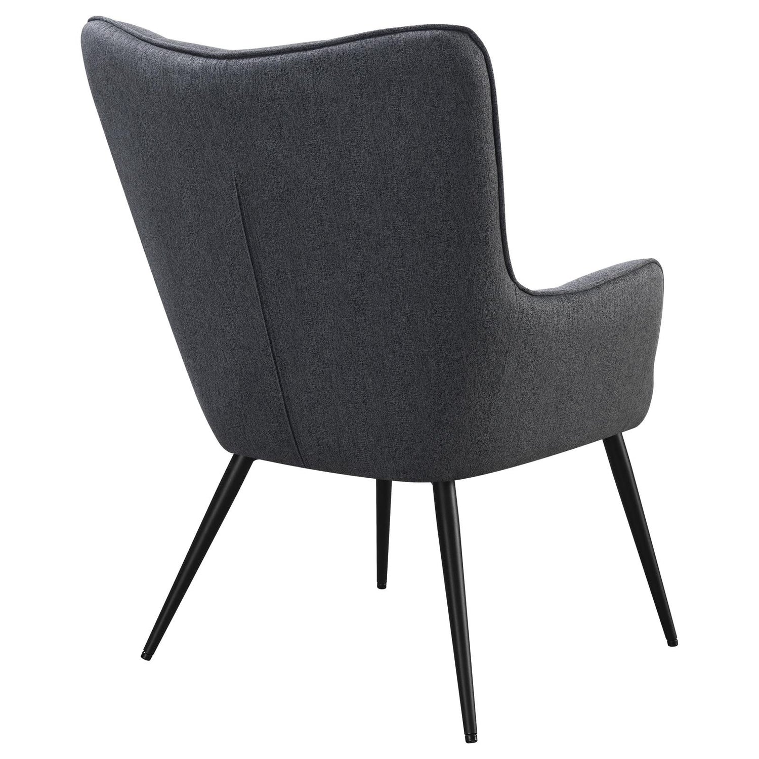 Isla Upholstered Flared Arms Accent Chair with Grid Tufted - 909466 - Bien Home Furniture &amp; Electronics