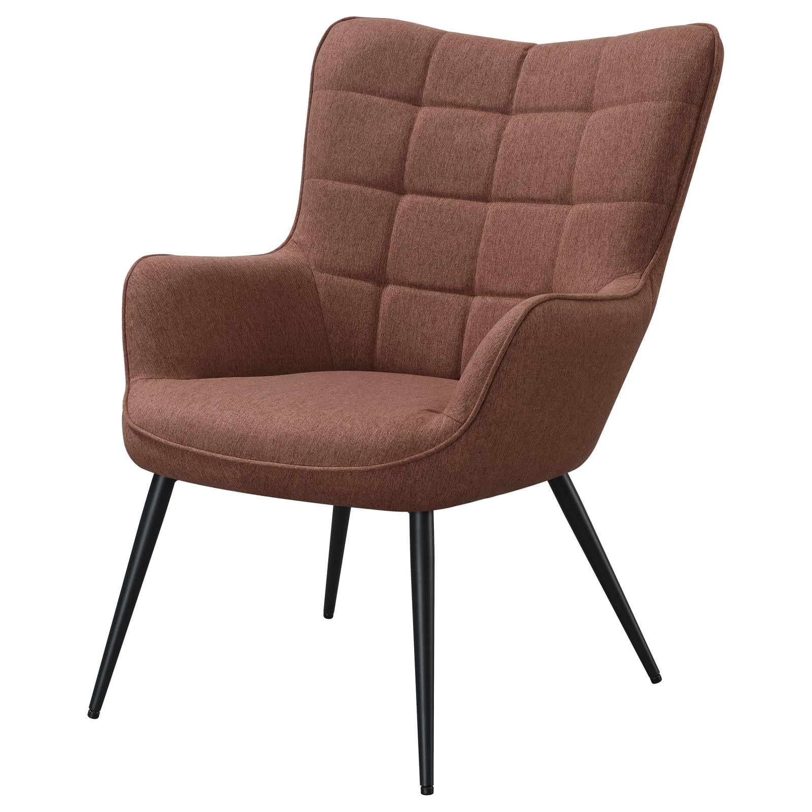 Isla Upholstered Flared Arms Accent Chair with Grid Tufted - 909468 - Bien Home Furniture &amp; Electronics