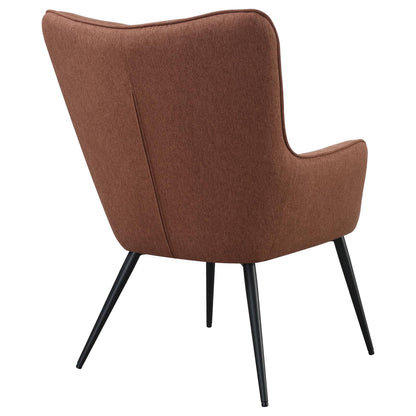 Isla Upholstered Flared Arms Accent Chair with Grid Tufted - 909468 - Bien Home Furniture &amp; Electronics