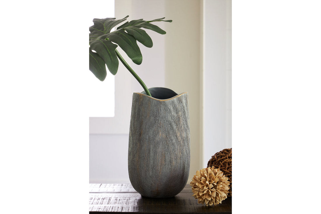 Iverly Antique Gray Vase - A2000548 - Bien Home Furniture &amp; Electronics