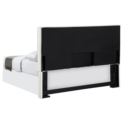 Izzy Rectangular Upholstered Headboard Sand - 315993K - Bien Home Furniture &amp; Electronics