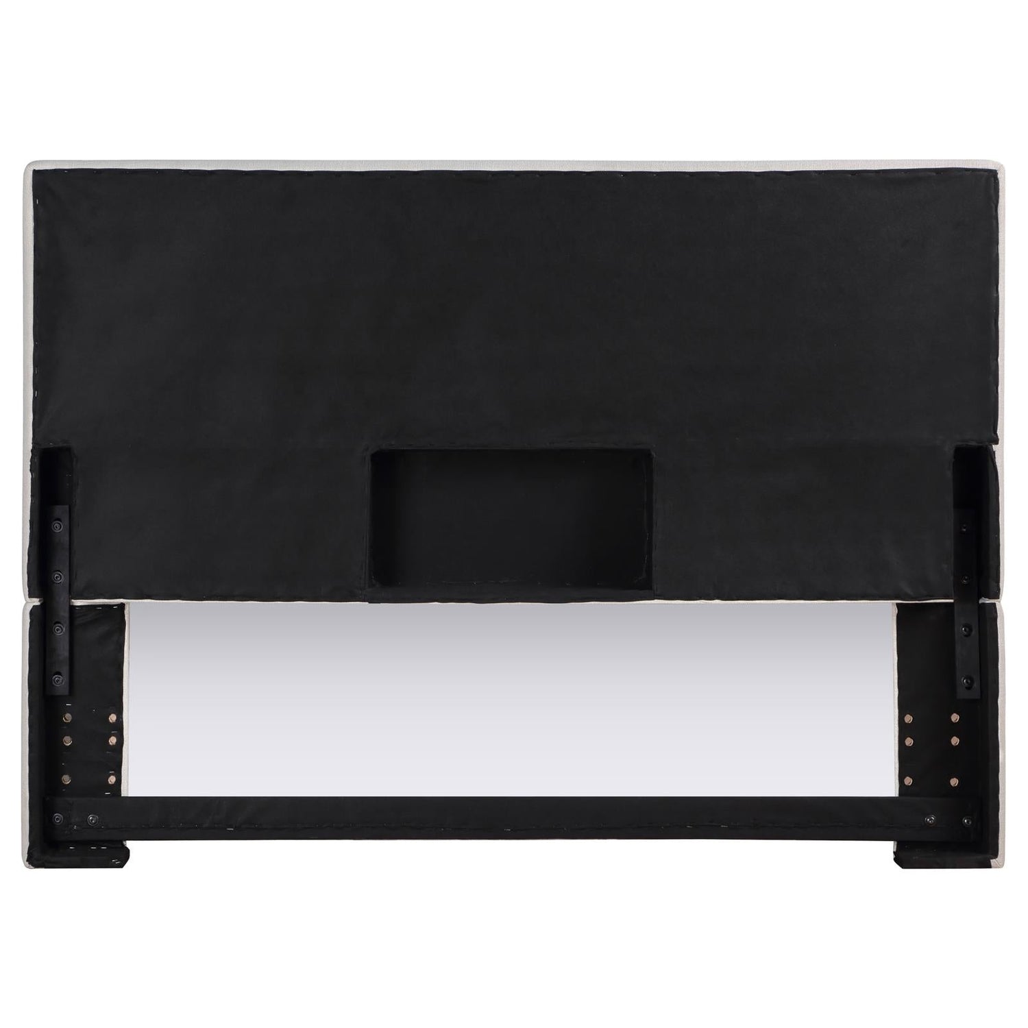Izzy Rectangular Upholstered Headboard Sand - 315993K - Bien Home Furniture &amp; Electronics