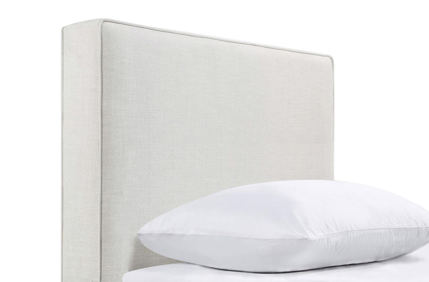 Izzy Rectangular Upholstered Headboard Sand - 315993T - Bien Home Furniture &amp; Electronics