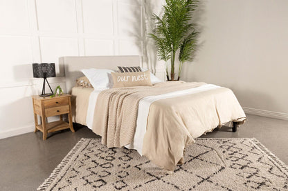 Izzy Upholstered Headboard Sand - 315980K - Bien Home Furniture &amp; Electronics