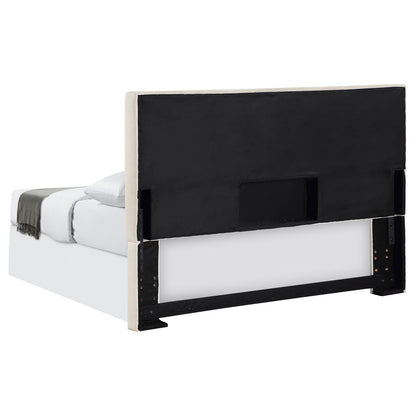 Izzy Upholstered Headboard Sand - 315980K - Bien Home Furniture &amp; Electronics