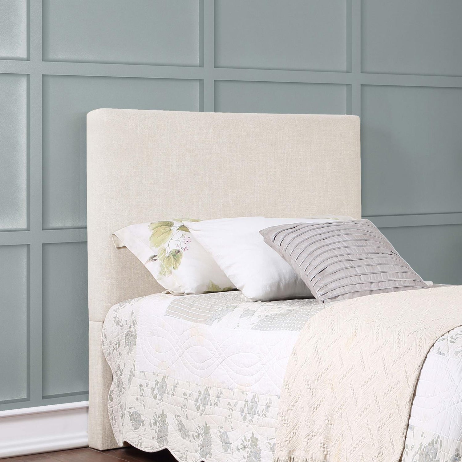 Izzy Upholstered Headboard Sand - 315980T - Bien Home Furniture &amp; Electronics