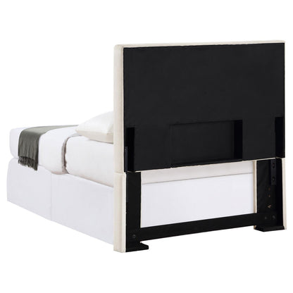 Izzy Upholstered Headboard Sand - 315980T - Bien Home Furniture &amp; Electronics