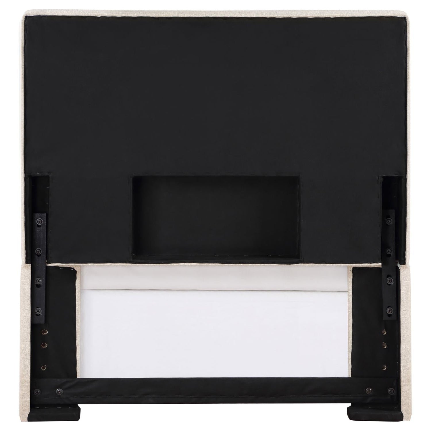 Izzy Upholstered Headboard Sand - 315980T - Bien Home Furniture &amp; Electronics