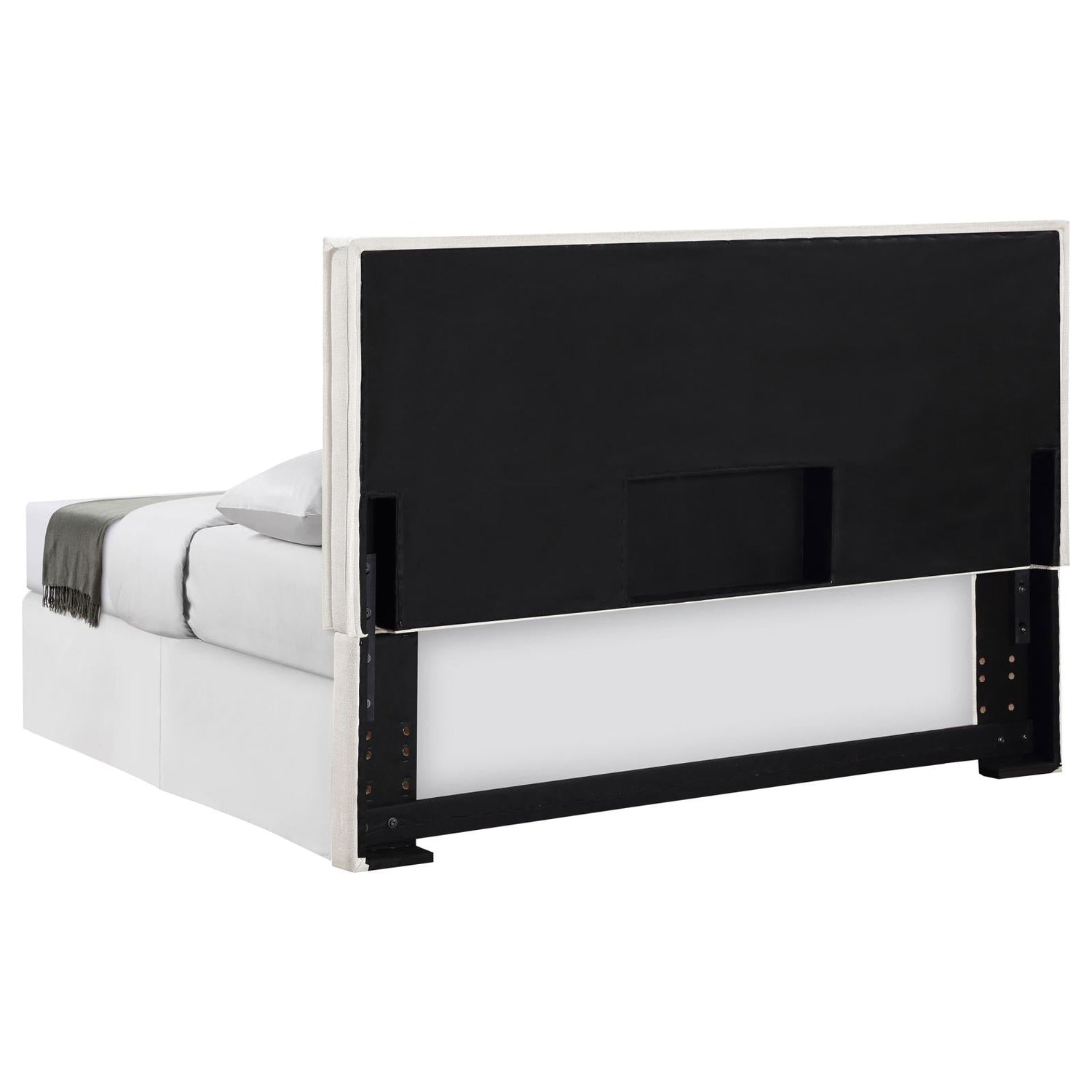 Izzy Upholstered Headboard Sand - 315985K - Bien Home Furniture &amp; Electronics
