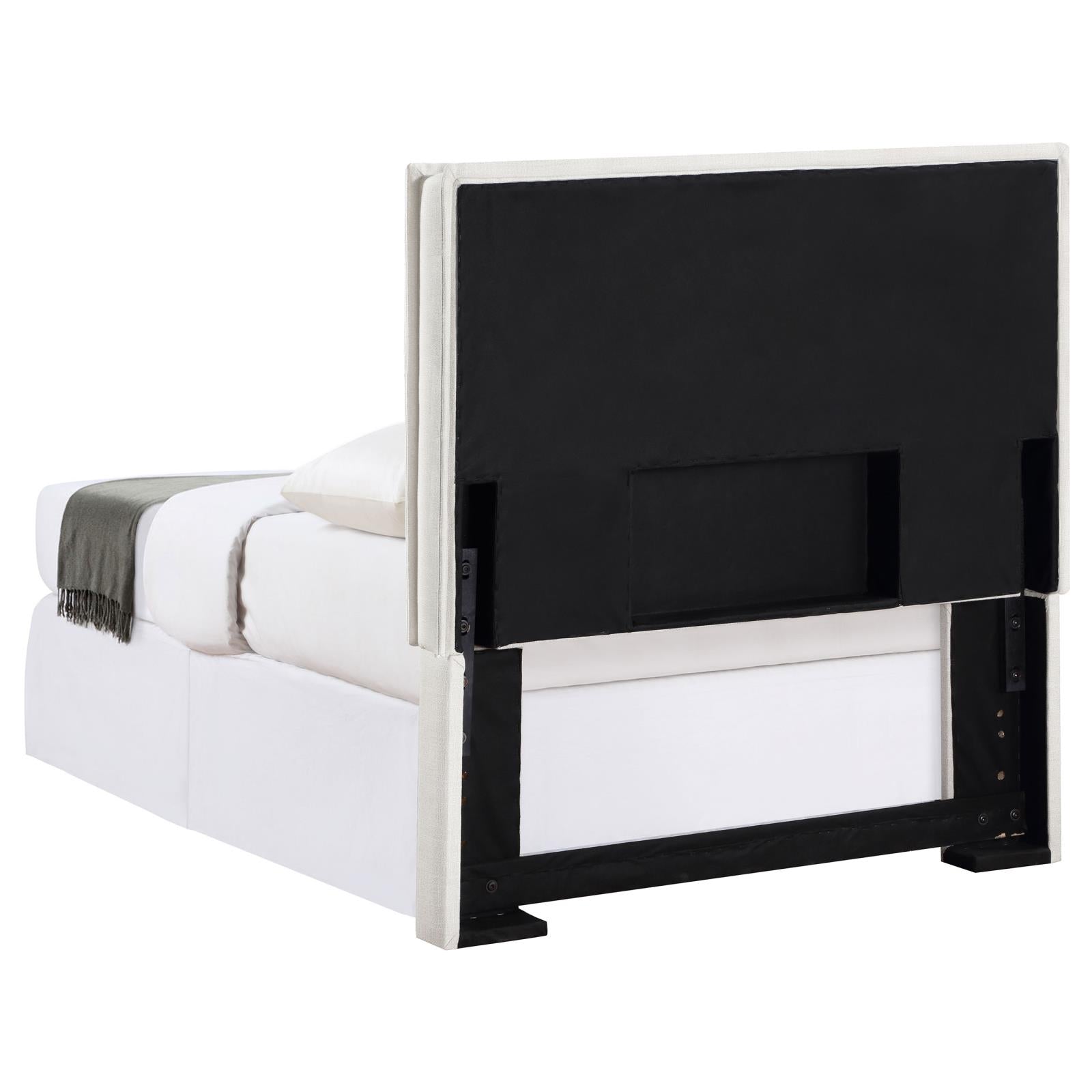 Izzy Upholstered Headboard Sand - 315985T - Bien Home Furniture &amp; Electronics