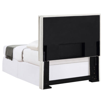 Izzy Upholstered Headboard Sand - 315985T - Bien Home Furniture &amp; Electronics