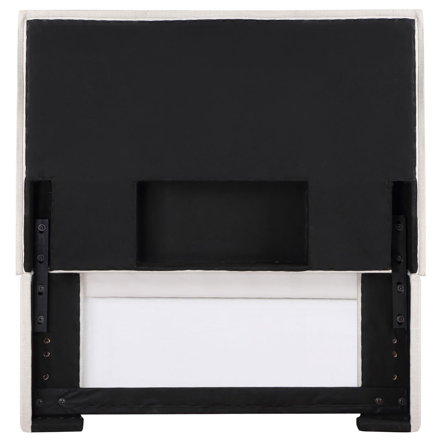 Izzy Upholstered Headboard Sand - 315985T - Bien Home Furniture &amp; Electronics