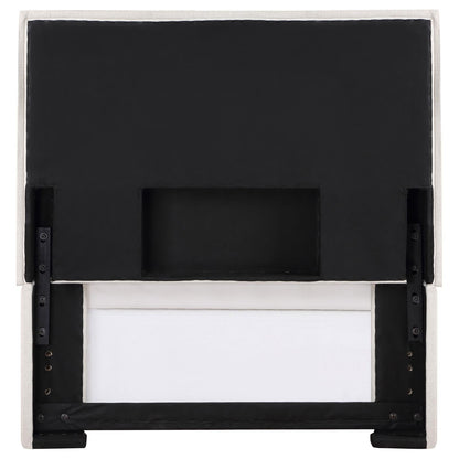 Izzy Upholstered Headboard Sand - 315985T - Bien Home Furniture &amp; Electronics