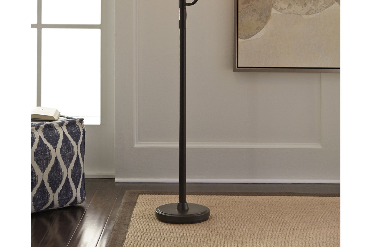 Jaak Bronze Finish Floor Lamp - L207171 - Bien Home Furniture &amp; Electronics