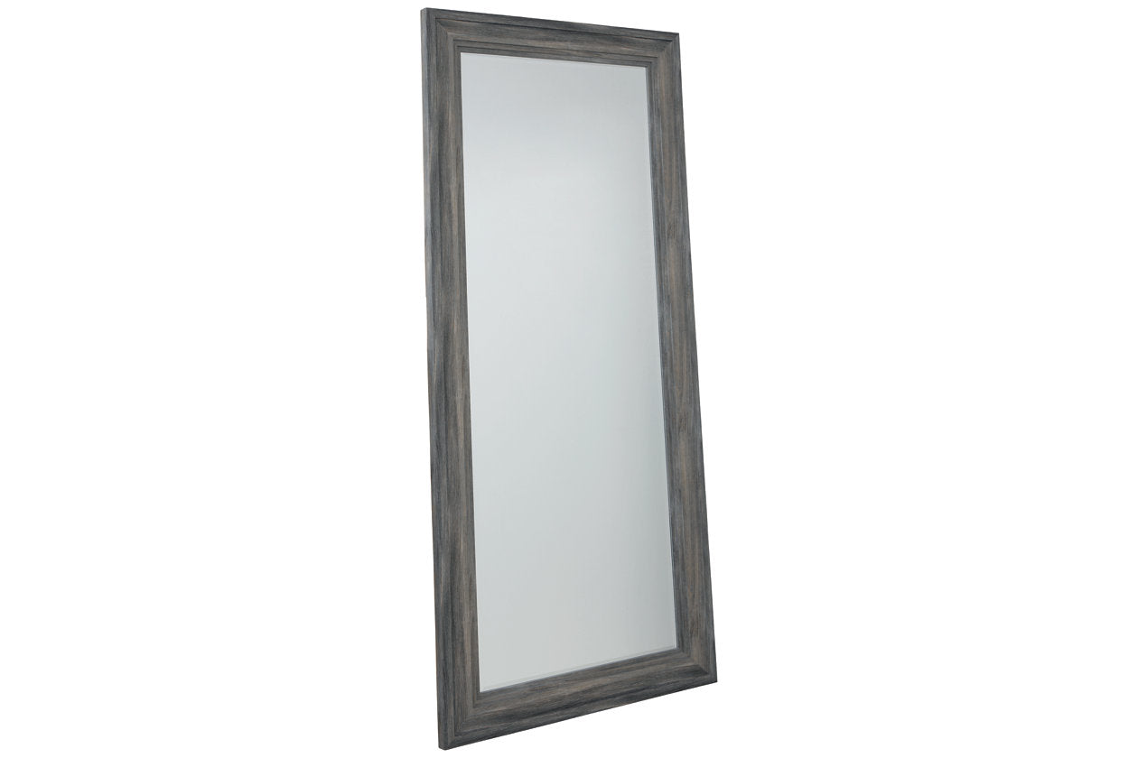 Jacee Antique Gray Floor Mirror - A8010219 - Bien Home Furniture &amp; Electronics