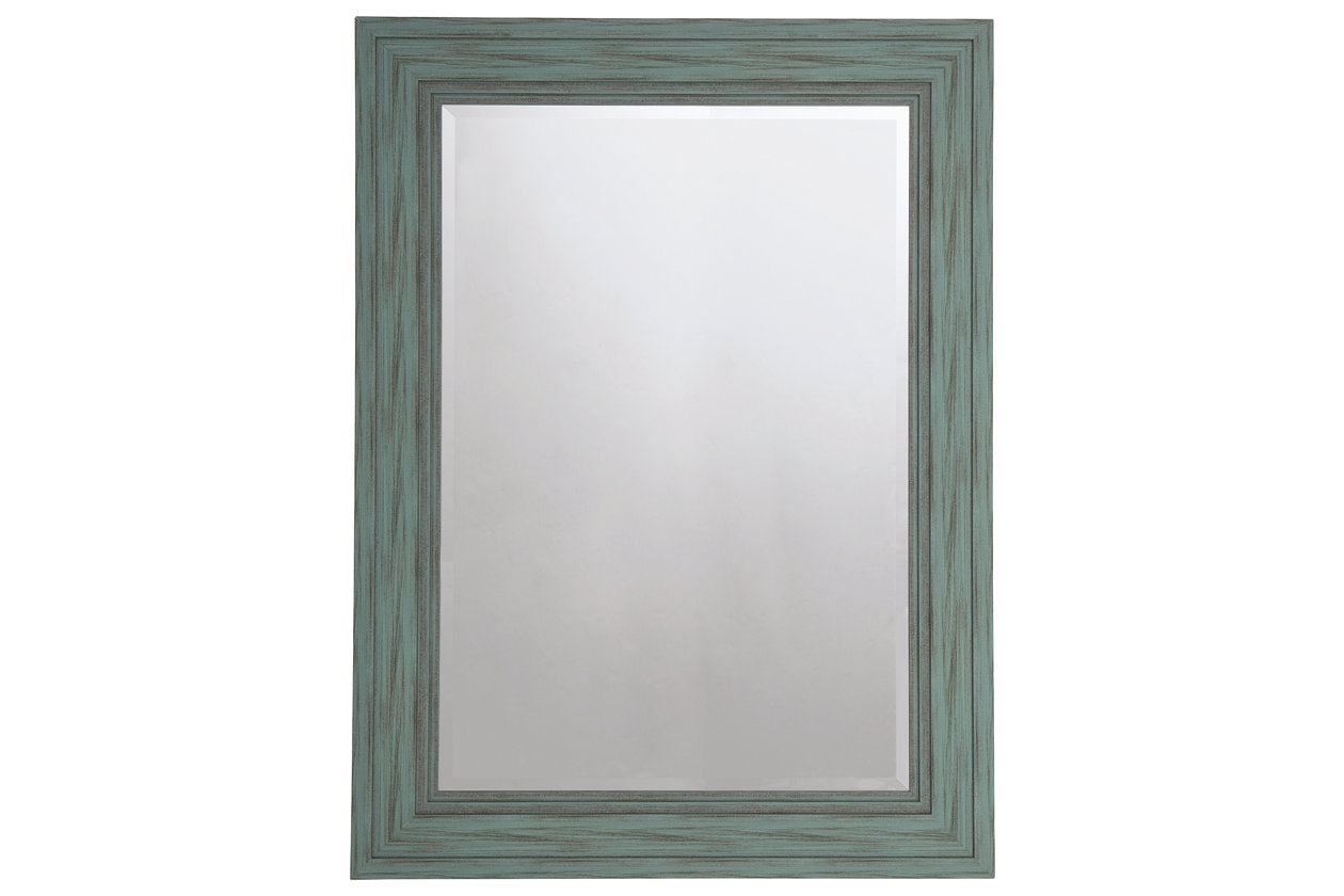 Jacee Antique Teal Accent Mirror - A8010220 - Bien Home Furniture &amp; Electronics