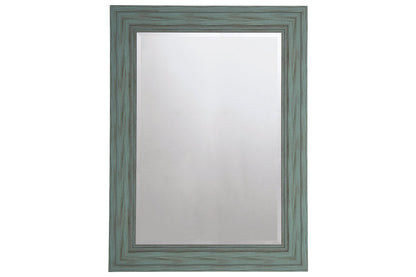 Jacee Antique Teal Accent Mirror - A8010220 - Bien Home Furniture &amp; Electronics