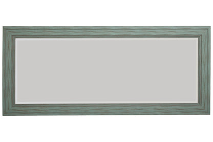 Jacee Antique Teal Floor Mirror - A8010221 - Bien Home Furniture &amp; Electronics