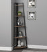 Jacksonville Aged Walnut 5-Tier Corner Bookcase - 805497 - Bien Home Furniture & Electronics