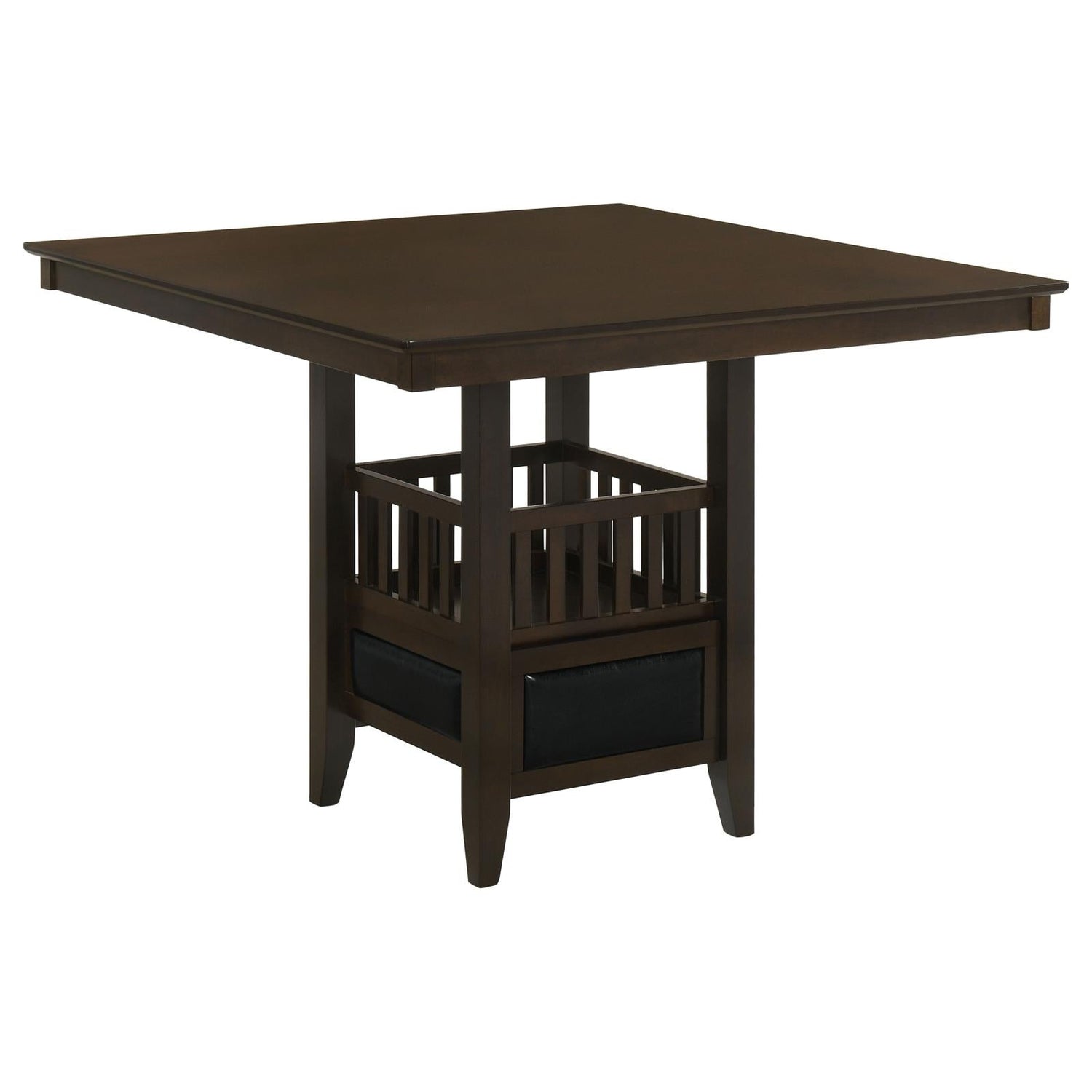 Jaden Transitional Cappuccino Five-Piece Counter-Height Dining Set - 100958-S5 - Bien Home Furniture &amp; Electronics