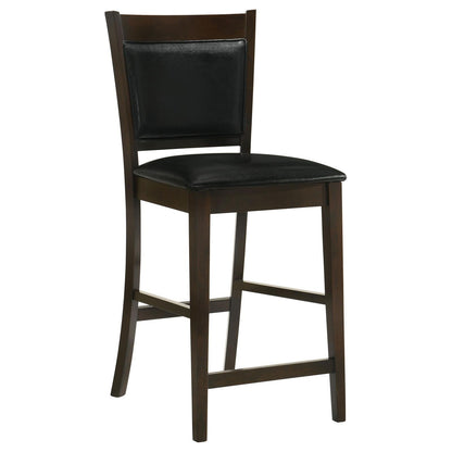 Jaden Transitional Cappuccino Five-Piece Counter-Height Dining Set - 100958-S5 - Bien Home Furniture &amp; Electronics