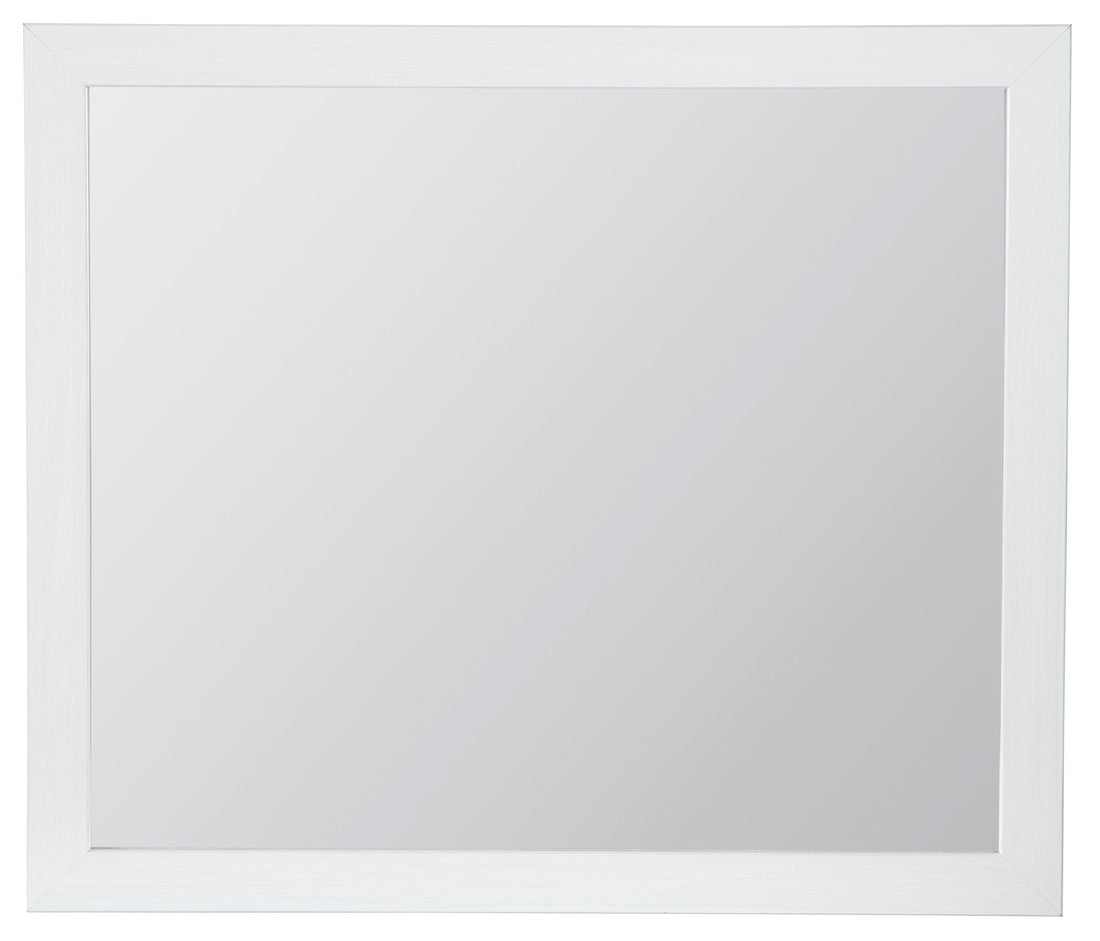 Jallory White Mirror (Mirror Only) - B302-36 - Bien Home Furniture &amp; Electronics
