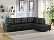 James Black PU Reversible Sectional - James Black PU - Bien Home Furniture & Electronics