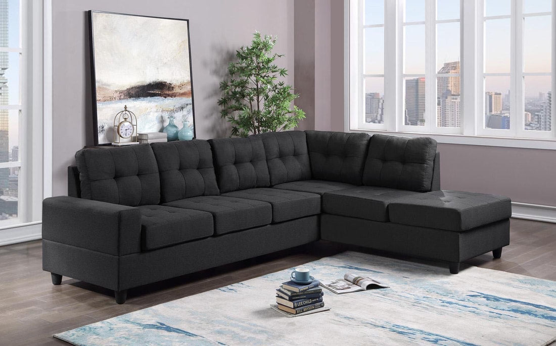 James Black Reversible Sectional - James Black - Bien Home Furniture &amp; Electronics