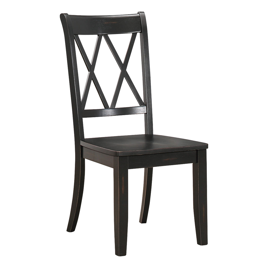 Janina Black Side Chair, Set of 2 - 5516BKS - Bien Home Furniture &amp; Electronics