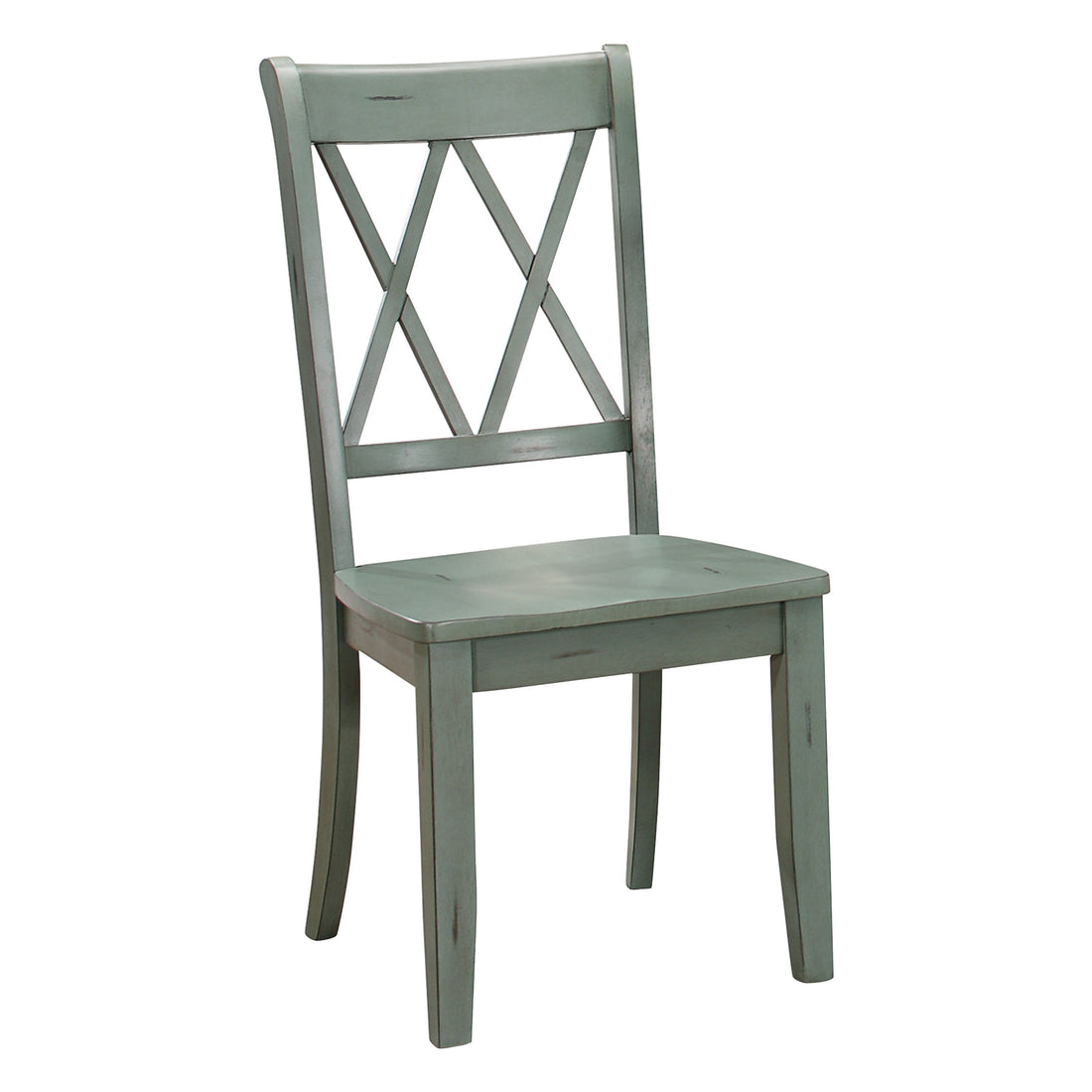 Janina Teal Side Chair, Set of 2 - 5516TLS - Bien Home Furniture & Electronics
