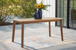 Janiyah Light Brown Outdoor Dining Table - P407-625 - Bien Home Furniture & Electronics