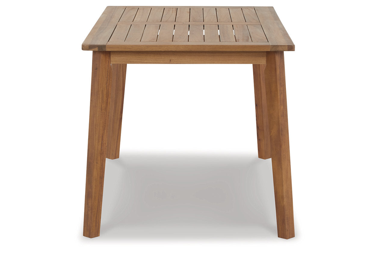 Janiyah Light Brown Outdoor Dining Table - P407-625 - Bien Home Furniture &amp; Electronics