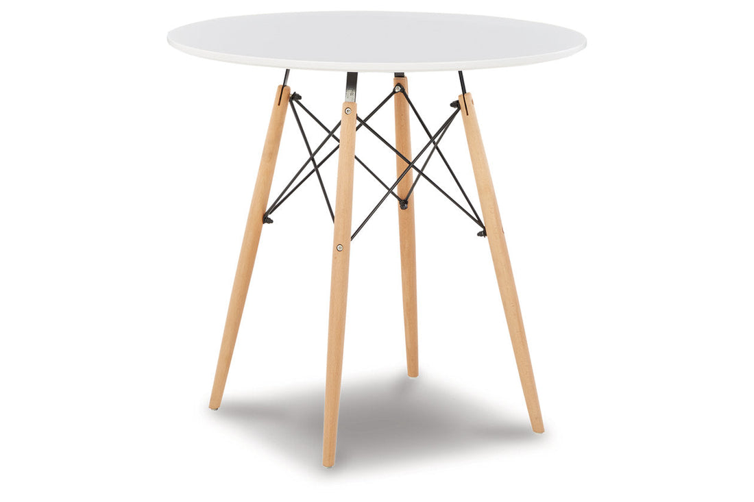 Jaspeni White/Natural Dining Table - D200-14 - Bien Home Furniture &amp; Electronics