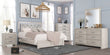 Jaylen Cream LED Panel Bedroom Set - SET | B9270-Q-BED | B9270-2 | B9270-4 - Bien Home Furniture & Electronics