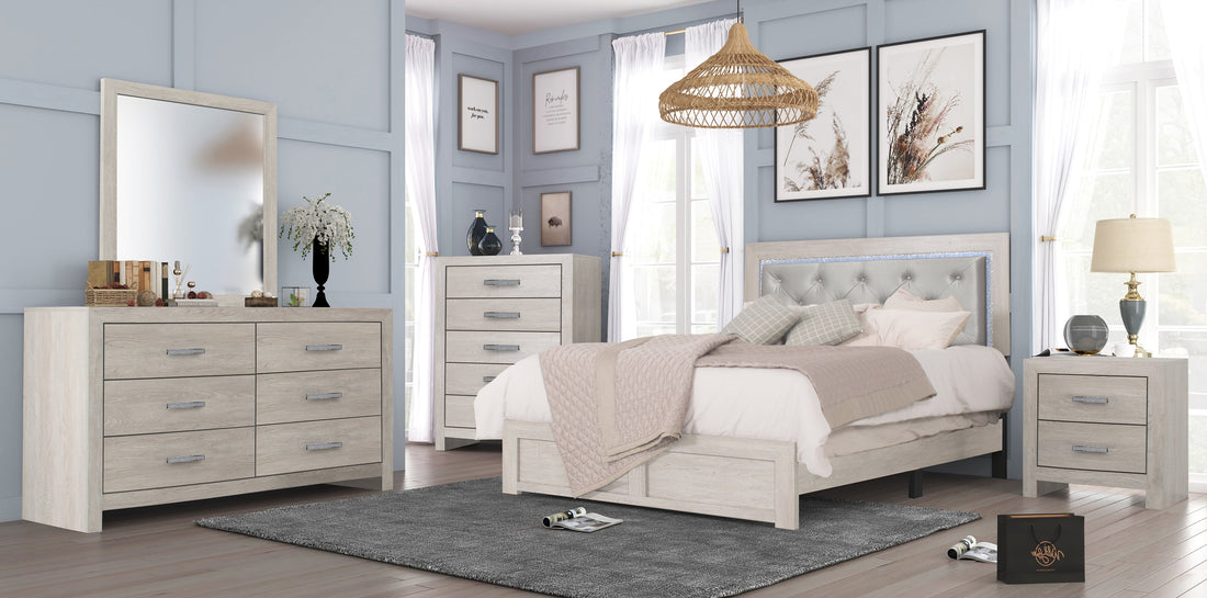 Jaylen Cream Nightstand - B9270-2 - Bien Home Furniture &amp; Electronics