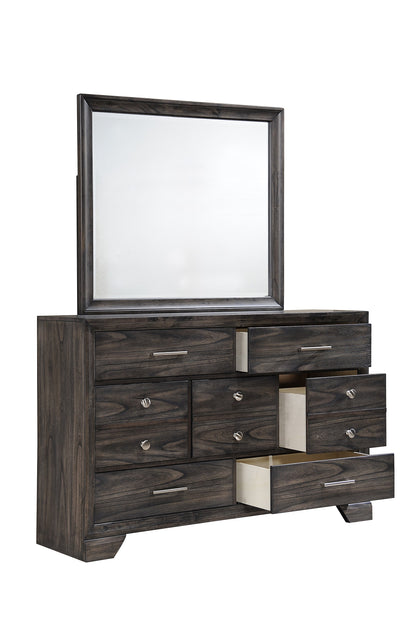 Jaymes Gray Bedroom Mirror (Mirror Only) - B6580-11 - Bien Home Furniture &amp; Electronics