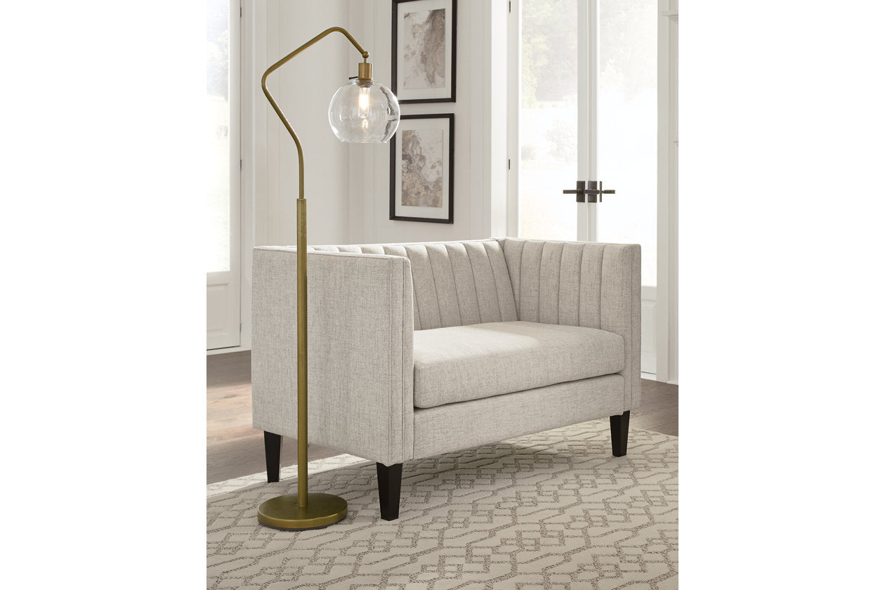 Jeanay Linen Accent Bench - A3000279 - Bien Home Furniture &amp; Electronics