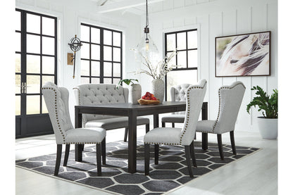 Jeanette Black Dining Table - D702-25 - Bien Home Furniture &amp; Electronics