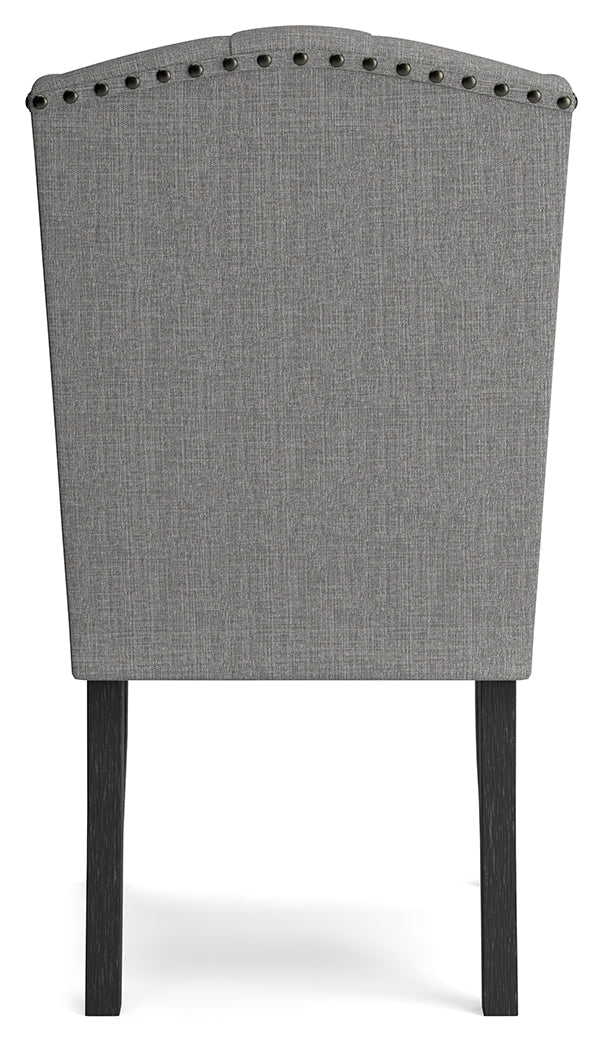 Jeanette Gray Dining Chair, Set of 2 - D702-02 - Bien Home Furniture &amp; Electronics