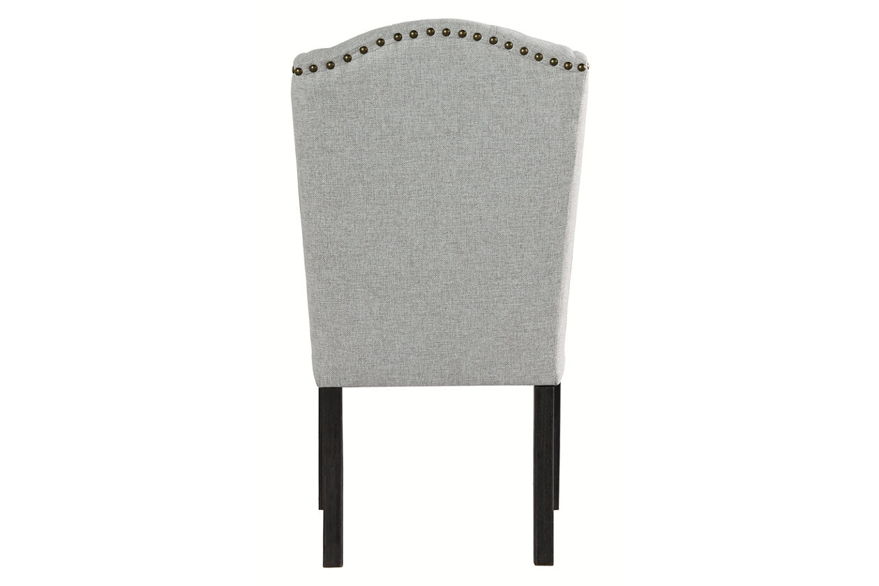 Jeanette Linen Dining Chair, Set of 2 - D702-01 - Bien Home Furniture &amp; Electronics