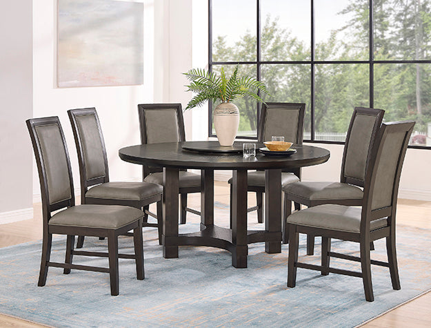 Jeffries Round Table W/Lazy Susan - 2070T-60 - Bien Home Furniture &amp; Electronics