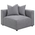 Jennifer Tight Seat Corner Chair Gray - 551595 - Bien Home Furniture & Electronics