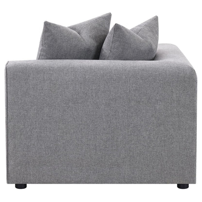 Jennifer Tight Seat Corner Chair Gray - 551595 - Bien Home Furniture &amp; Electronics