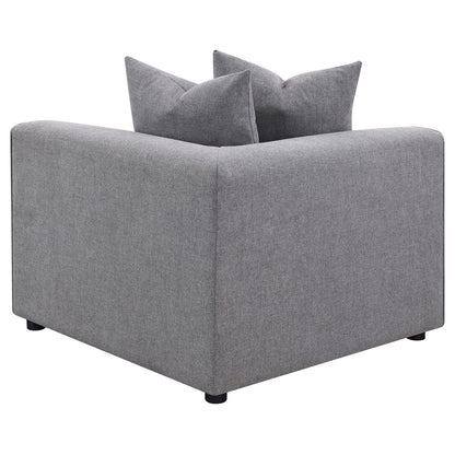 Jennifer Tight Seat Corner Chair Gray - 551595 - Bien Home Furniture &amp; Electronics