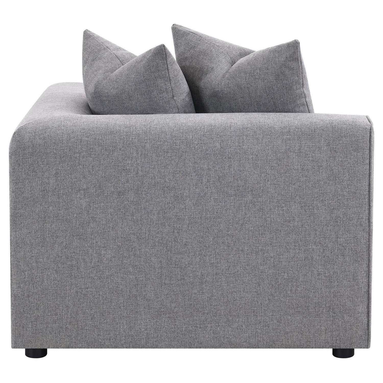 Jennifer Tight Seat Corner Chair Gray - 551595 - Bien Home Furniture &amp; Electronics
